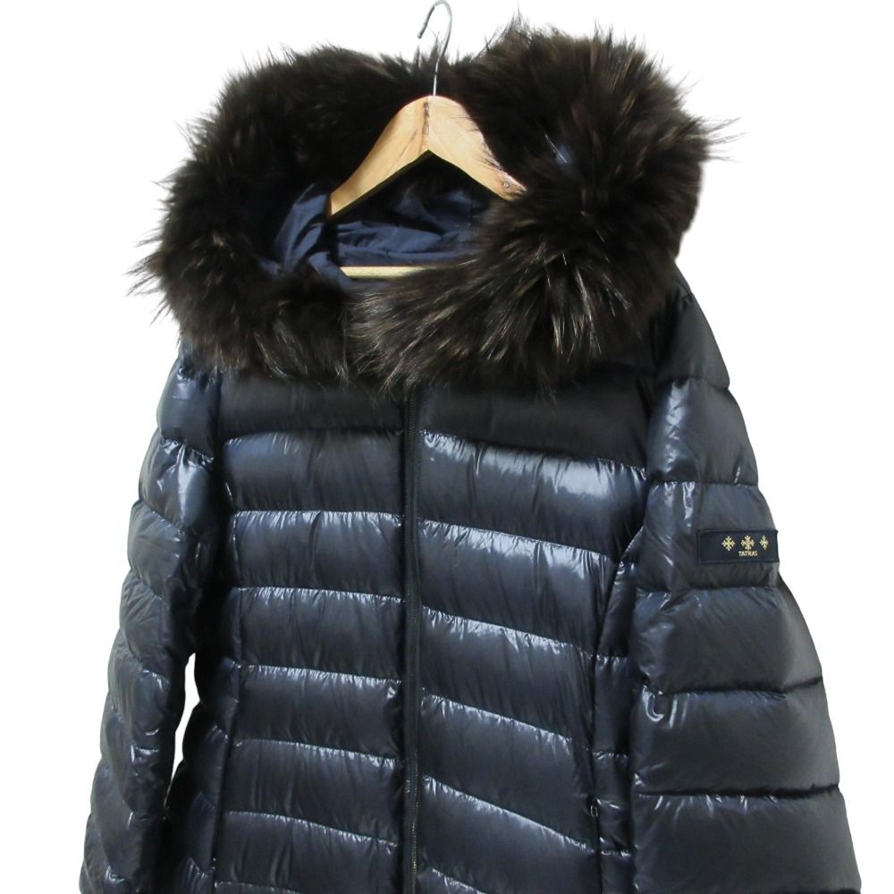 美品 TATRAS タトラス ISERA リバーシブル フーデッド ダウン