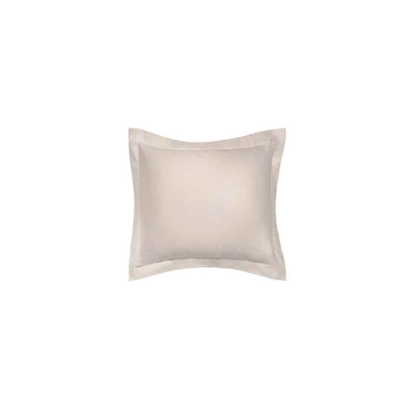 【在庫セール】R.T. Home - エジプト高級超長綿ホテル品質クッション カバー(クッションカバー 60 60) ベッドまたはソファ用 500スレッドカウント クリーム ベージュ 60*60CM