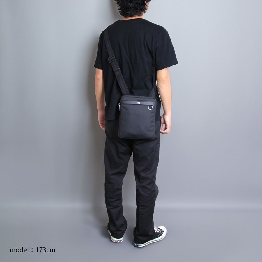 BOSS ボス★ブラック キャンバス メッセンジャーバッグ 新品商品】BOSS ボス( 50548791 10269711)ショルダーバッグ