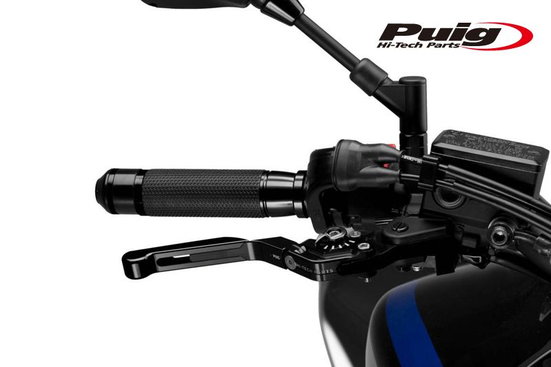 Puig(プーチ) 14NNN EXTENDABLE FOLDABLE BRAKE LEVER 3.0 BLACK/BLACK （全長調整/可倒タイプ）