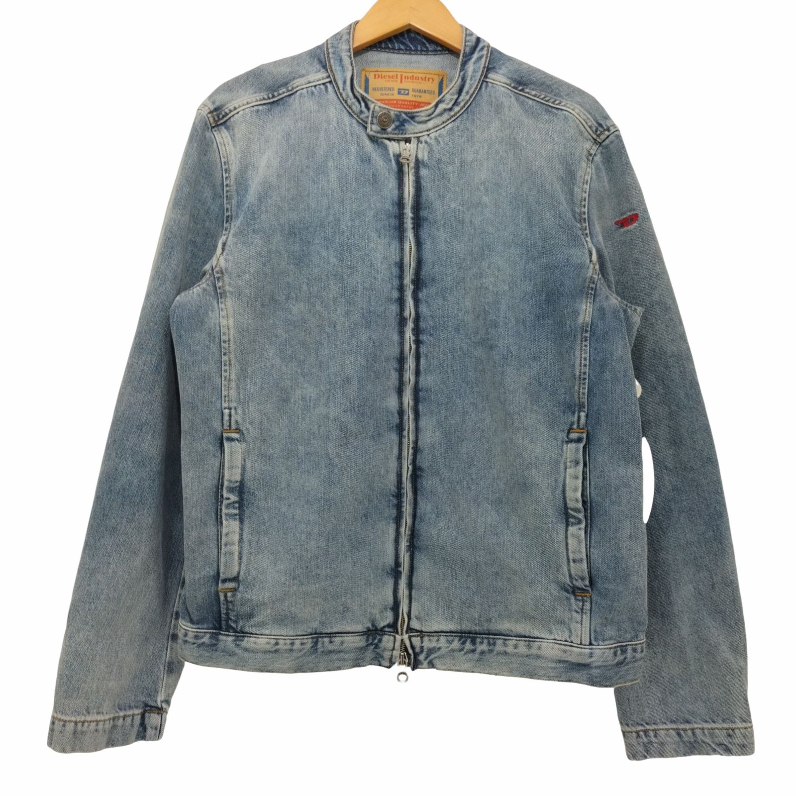 ディーゼルインダストリー Diesel Industry 2024SS グレンマーティンス D-GLORY ZIPPED JACKET ジップアップデニムジャケット メンズ JPN：M 
