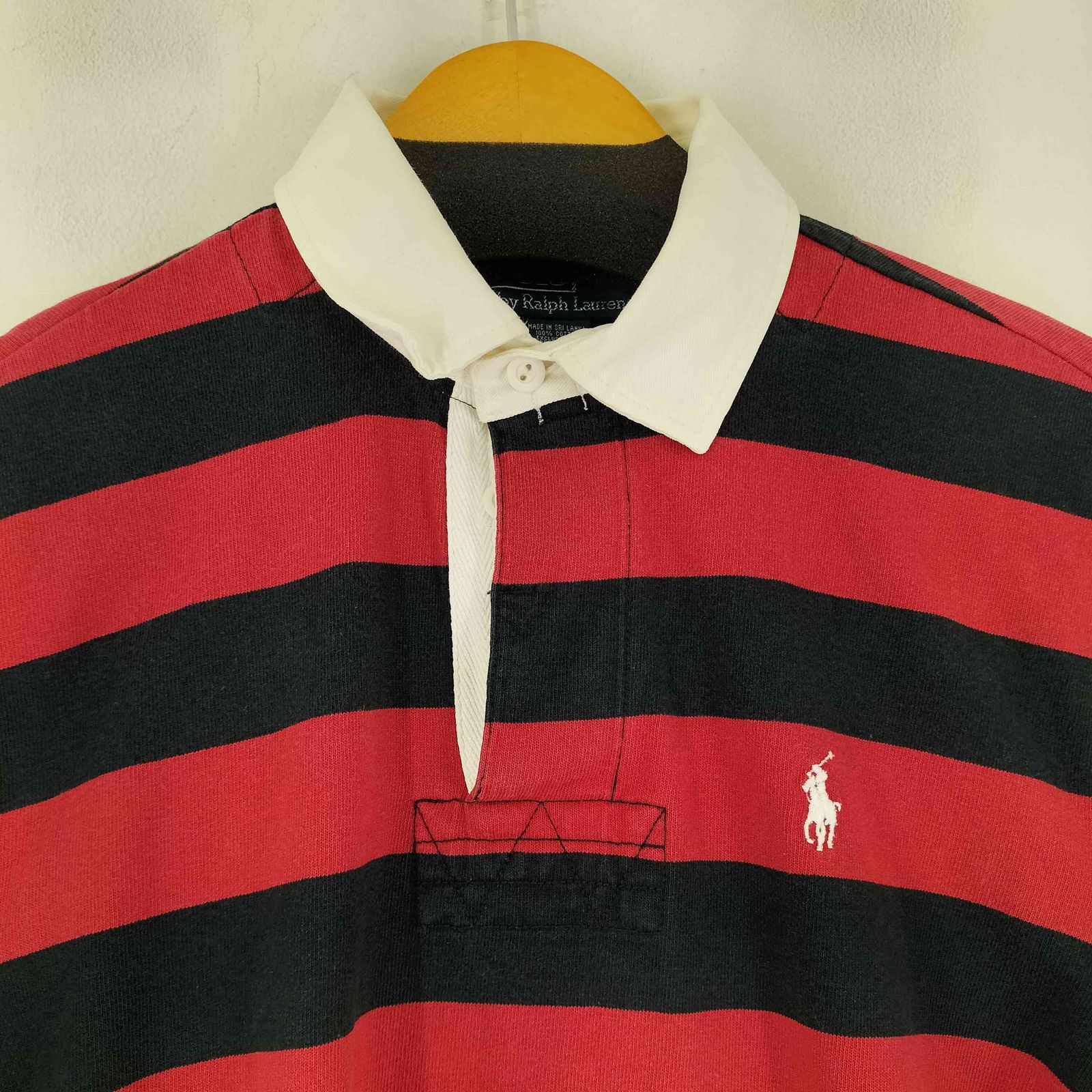 Polo by Ralph Lauren ストライプラガーシャツ Lサイズ Polo by Ralph Lauren ラガーシャツ L - メルカリ