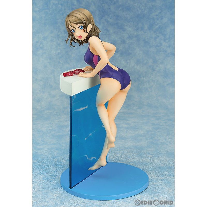 BANDAI - 特典CD無し A-on STORE限定 渡辺曜(わたなべよう) Blu-rayジャケットVer.(限定版!!) ラブライブ!サンシャイン!! 1/7 完成品 フィギュア(TU-1453) With Fans!(ウィズファンズ)/バンダイナムコアーツ 特典CD無し A-on STORE限定 渡辺曜(わたなべよう) Blu-ray