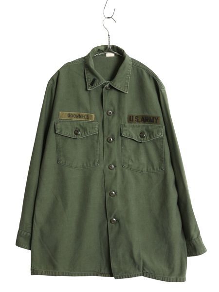 70s ユーティリティシャツ USMC コットンサテン OG-107 L相当 5a013928dbe49c6357b6d9fcbf2811