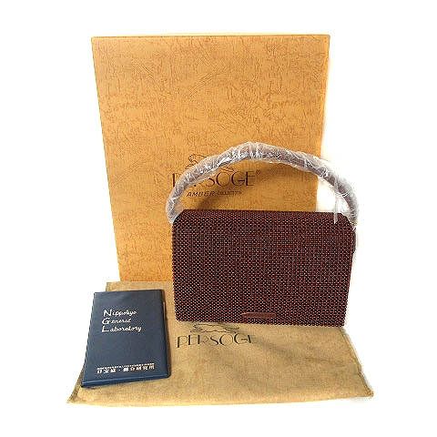 ペルソージ PERSOGE 琥珀 ラウンドフォーム バッグ 3WAY クラッチ