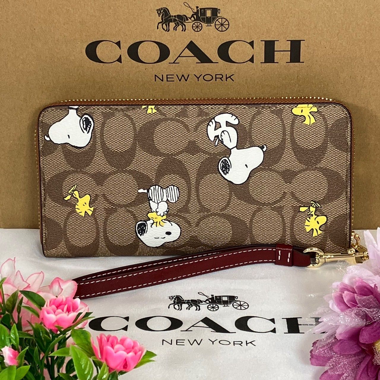 超歓迎 新品タグ付き◇coach コーチ 長財布 財布 イエロー ロゴ 黄色