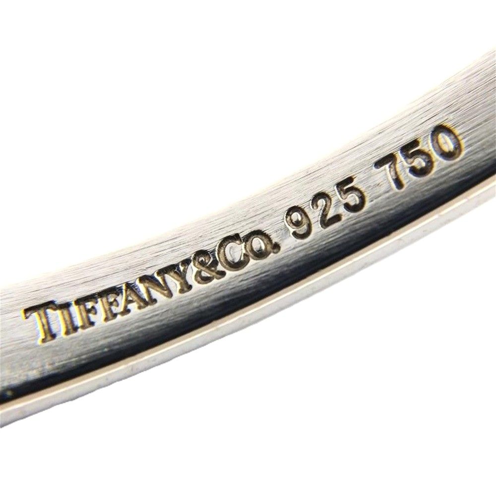 ティファニー Tiffany&Co. フック＆アイ バングル カフ K18 12.5g