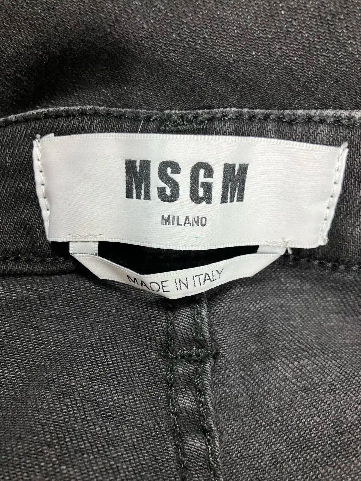 MSGM ミラノ 黒 デニム パンツ