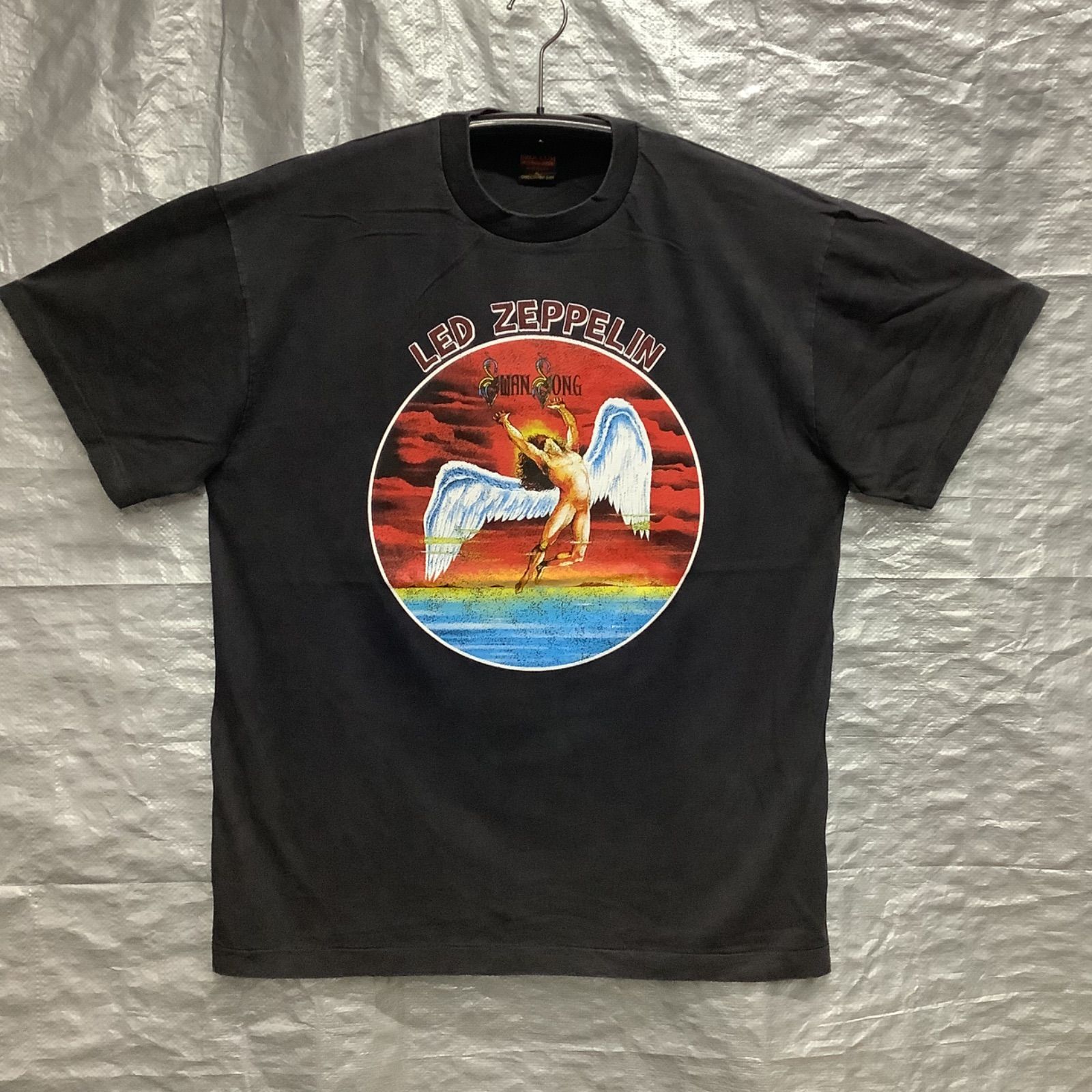 レッド・ツェッペリン Tシャツ 黒 XL メキシコ製 LED ZEPPELIN レッドツェッペリン1977 バンドTシャツ メキシコ製