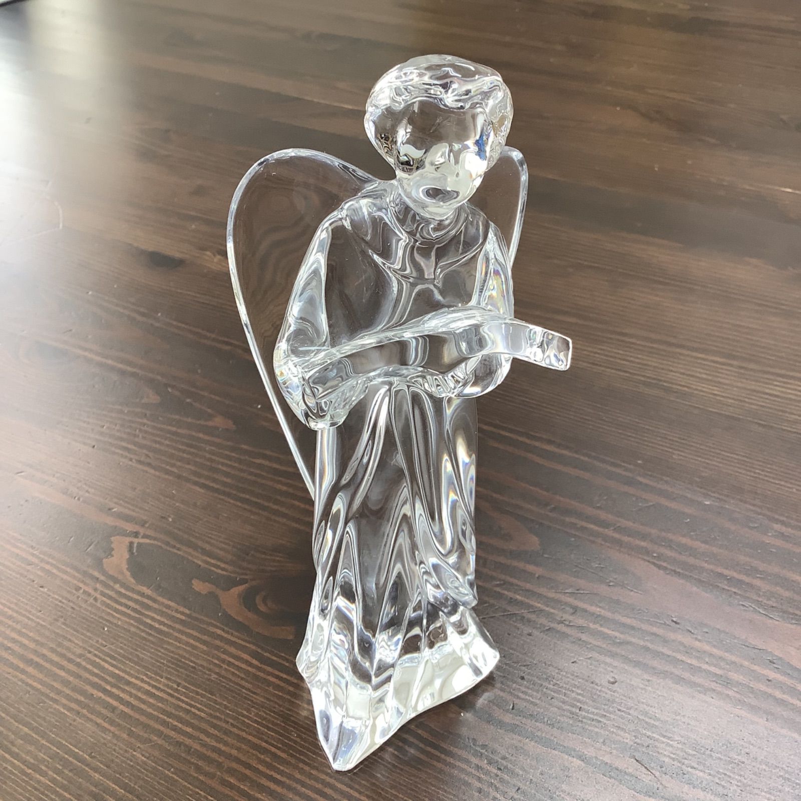 美品☆ Baccarat バカラ クリスタル エンジェル 天使 フィギュリン