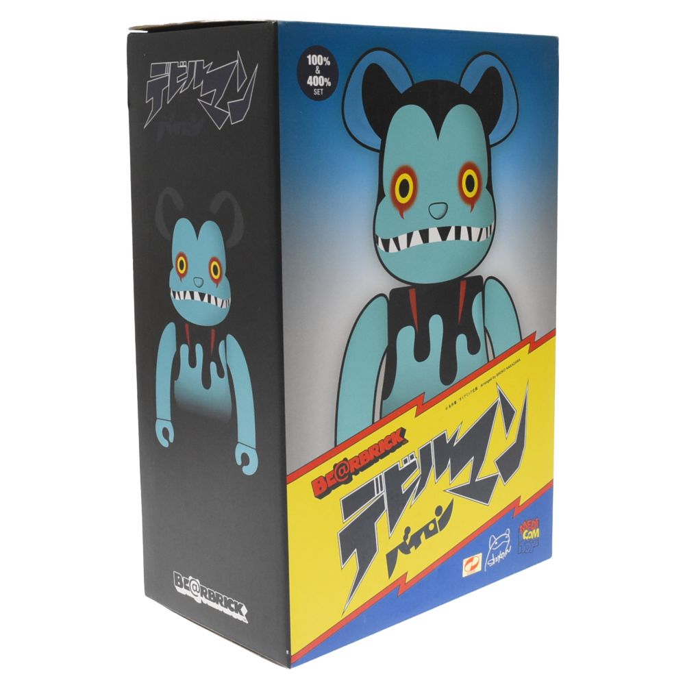 MEDICOM TOY - MEDICOM TOY メディコムトイ BE@RBRICK デビルマン バイロン 100% &amp; 400% ベアブリック フィギュア ブルー MEDICOM TOY (メディコムトイ) BE@RBRICK デビルマン バイロン
