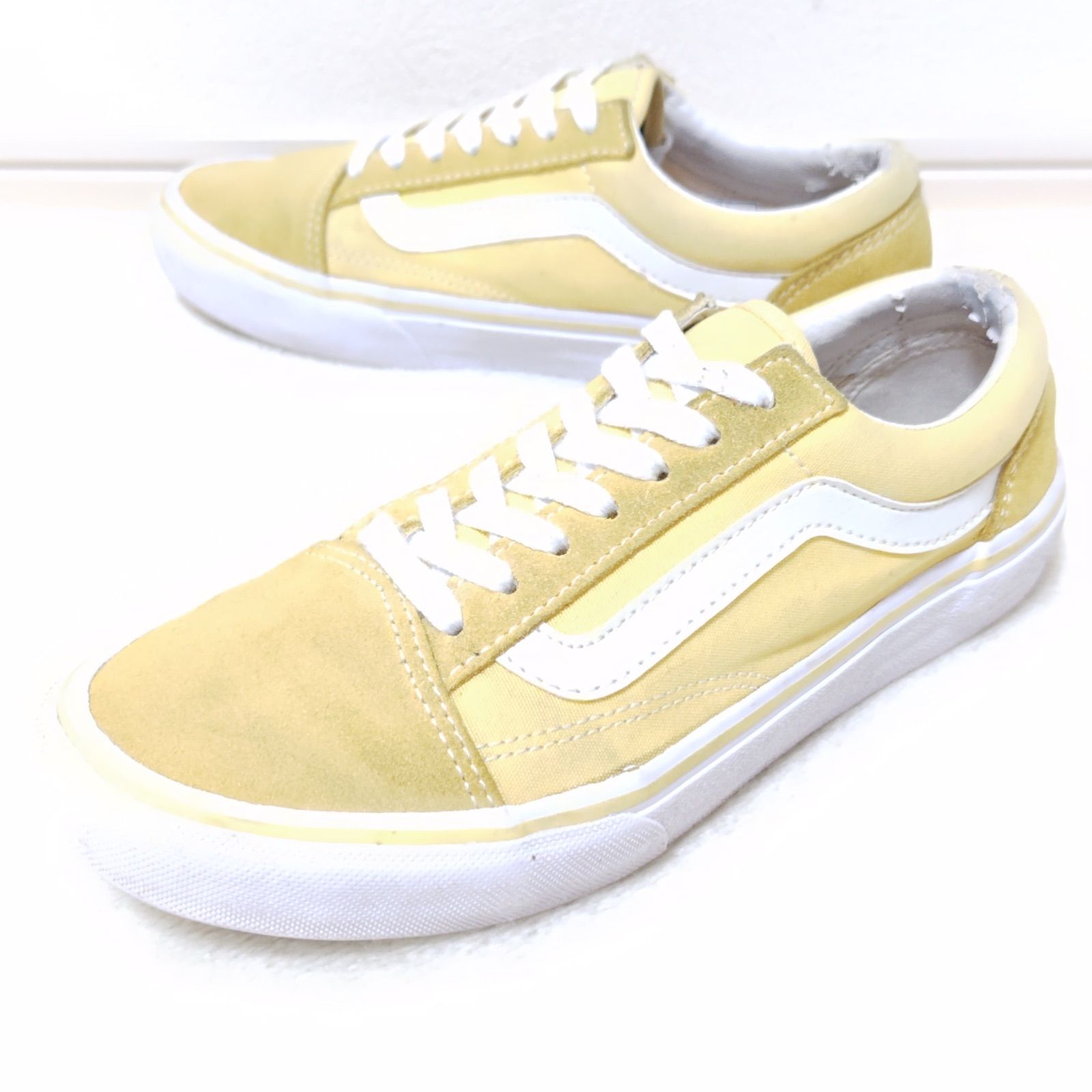 爽やかレモンイエロー◎【VANS】ヴァンズ ローカット スニーカー 黄色