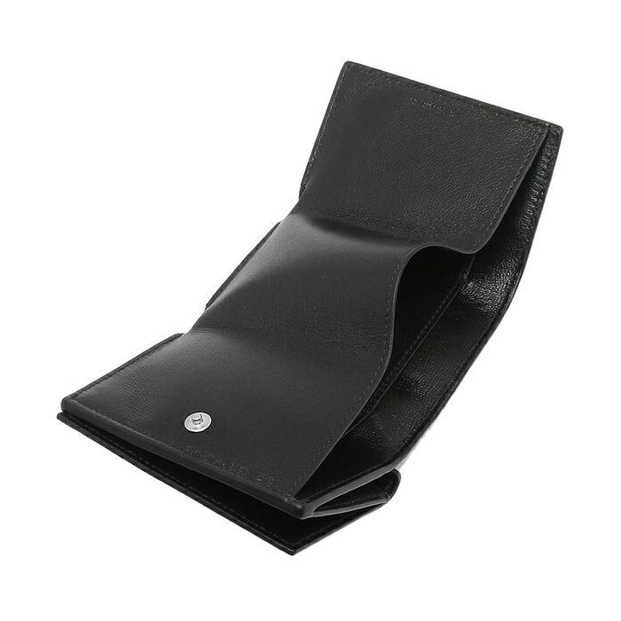 7 BALENCIAGA バレンシアガ 594312 1I313 1090 ブラック 3つ折り財布  