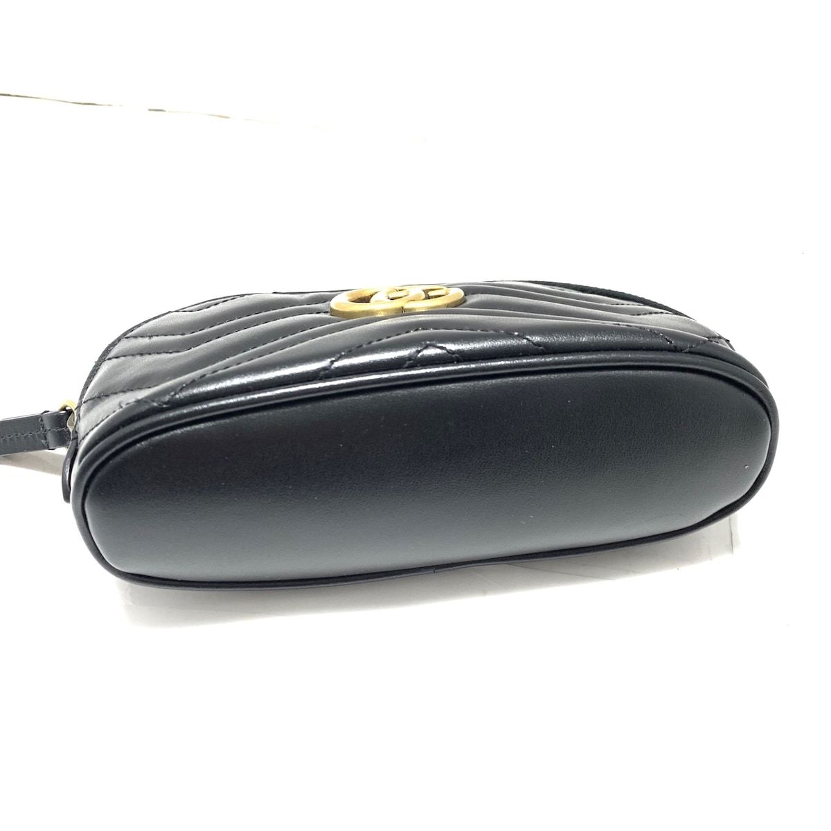 GUCCI ブラック レザーポーチ　【型番】625544 GUCCI ブラック レザーポーチ 【型番】625544 【公式通販】