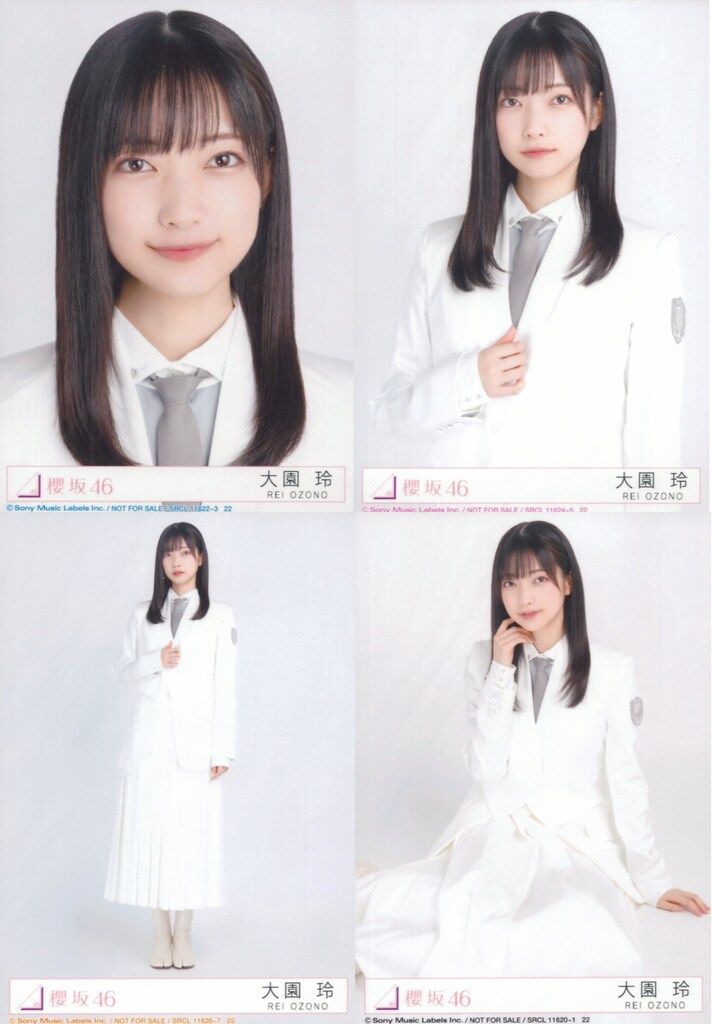 櫻坂46 nobody's fault 大園玲 封入特典生写真 4種コンプ - メルカリ