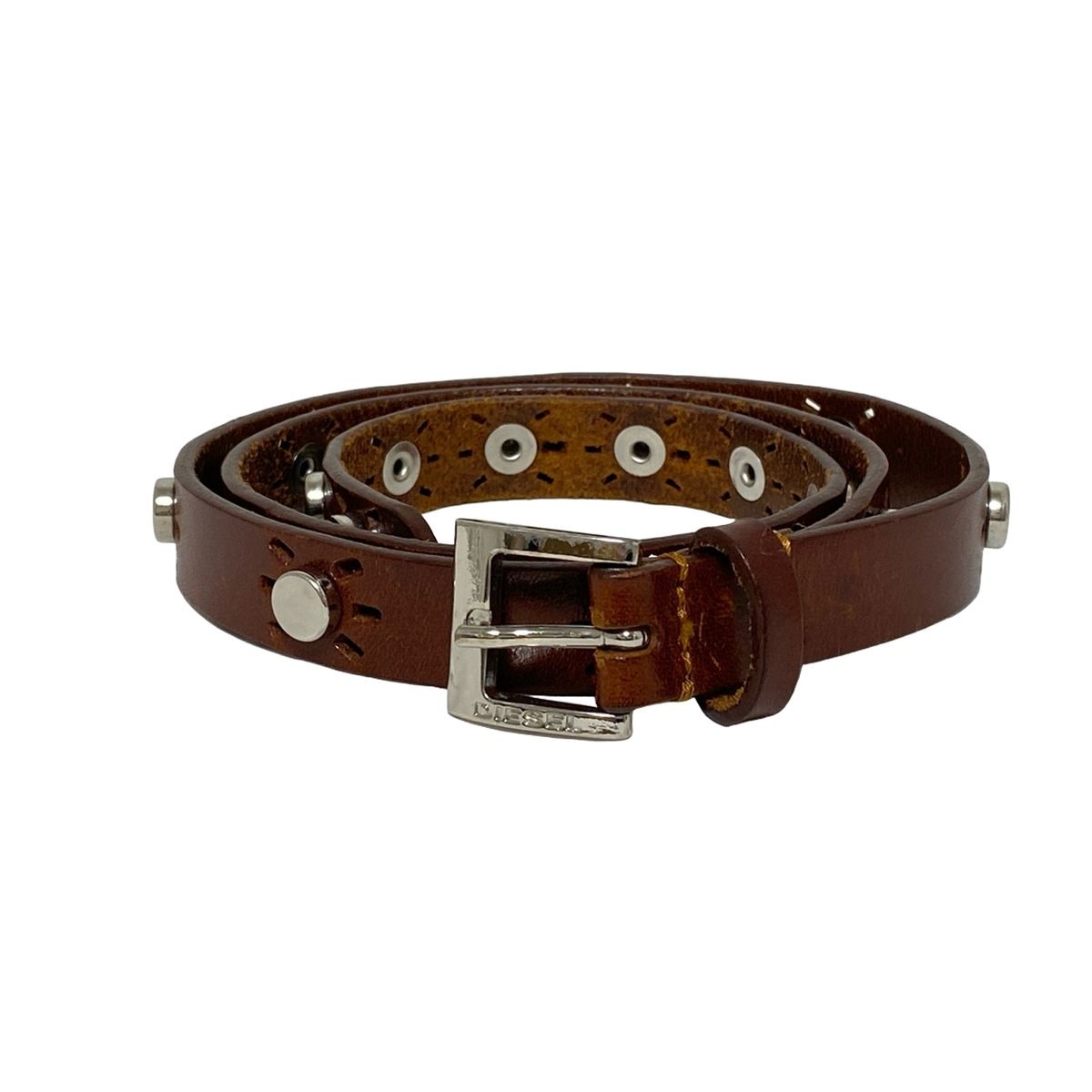 新品　DIESEL ディーゼル　ベルト80 DIESEL ディーゼル ベルト BIBOTTON CINTURA ブラック ブラウン