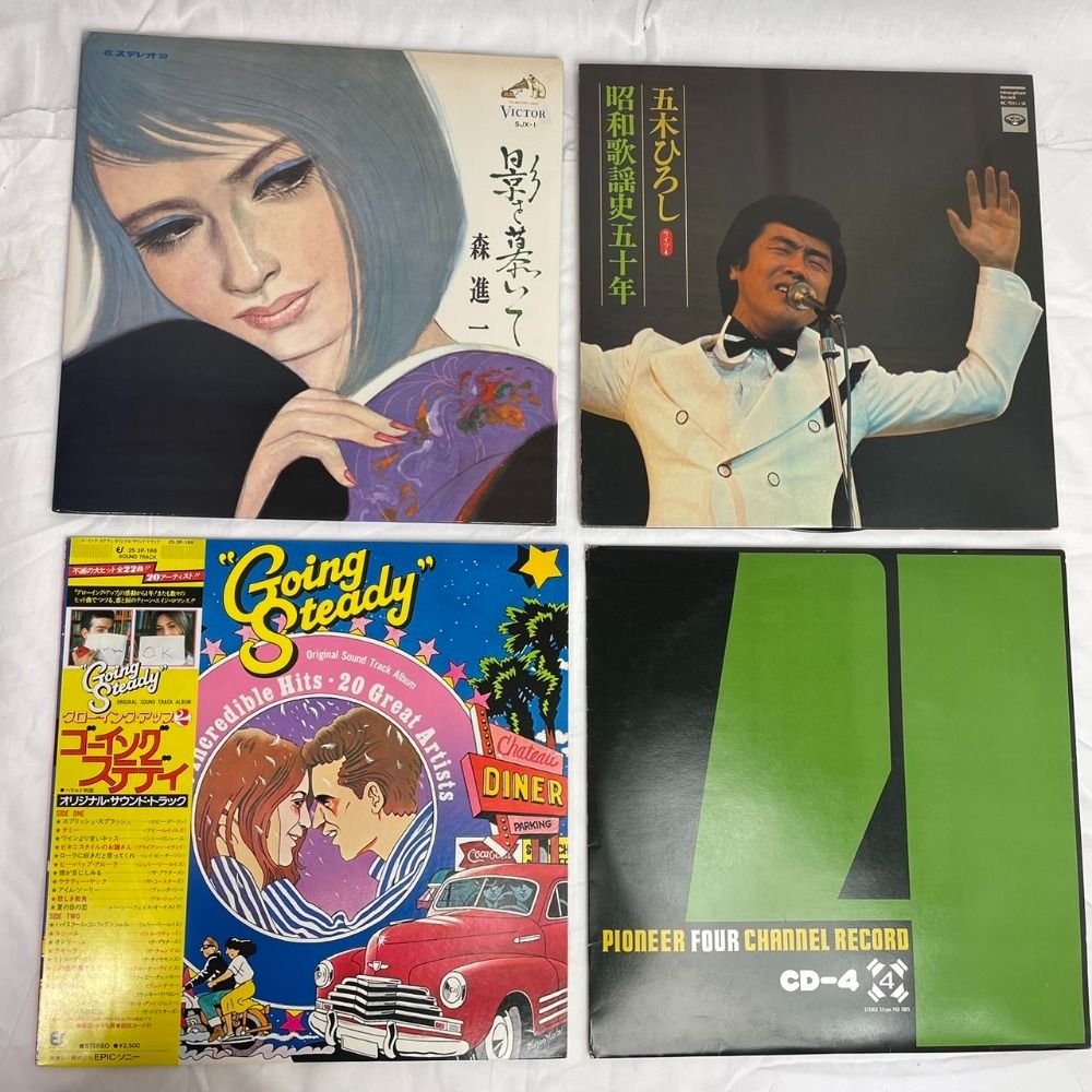 五木ひろしシングルレコード3枚セット