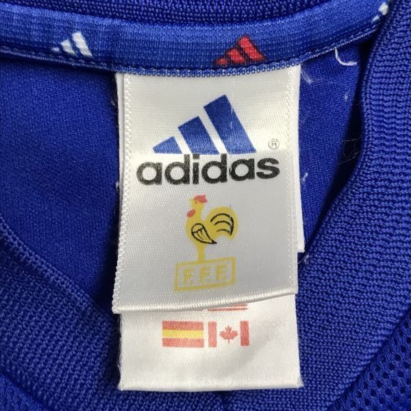 フランス代表 2002 ユニフォーム O adidas アディダス ブルー W