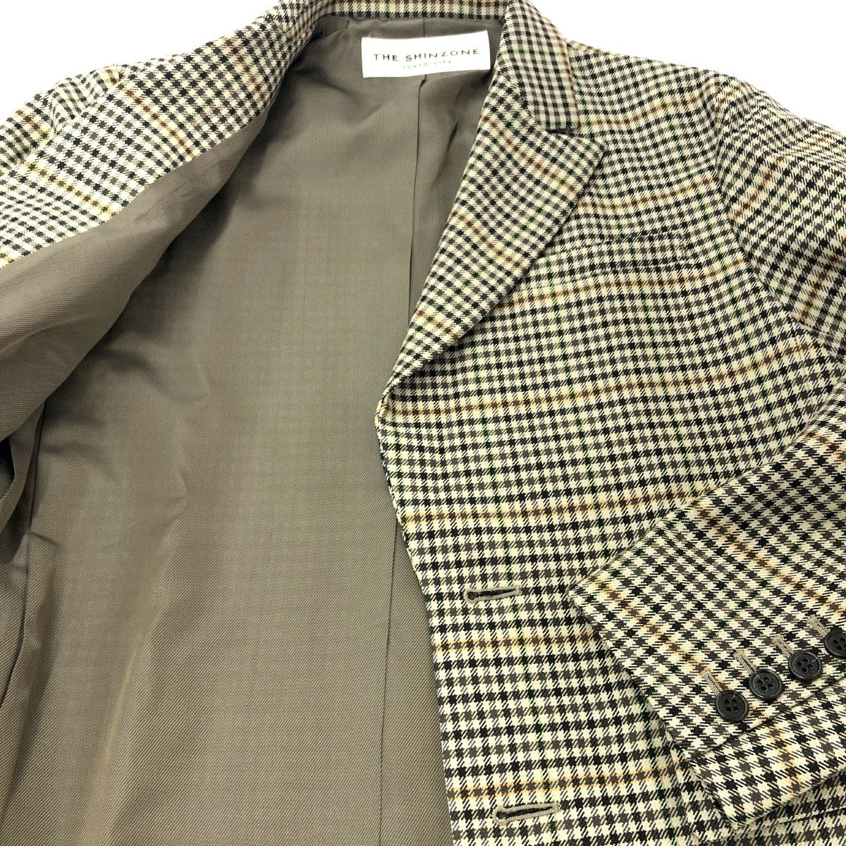 THE SHINZONE シンゾーン プレイドチェックジャケット サイズ:34
