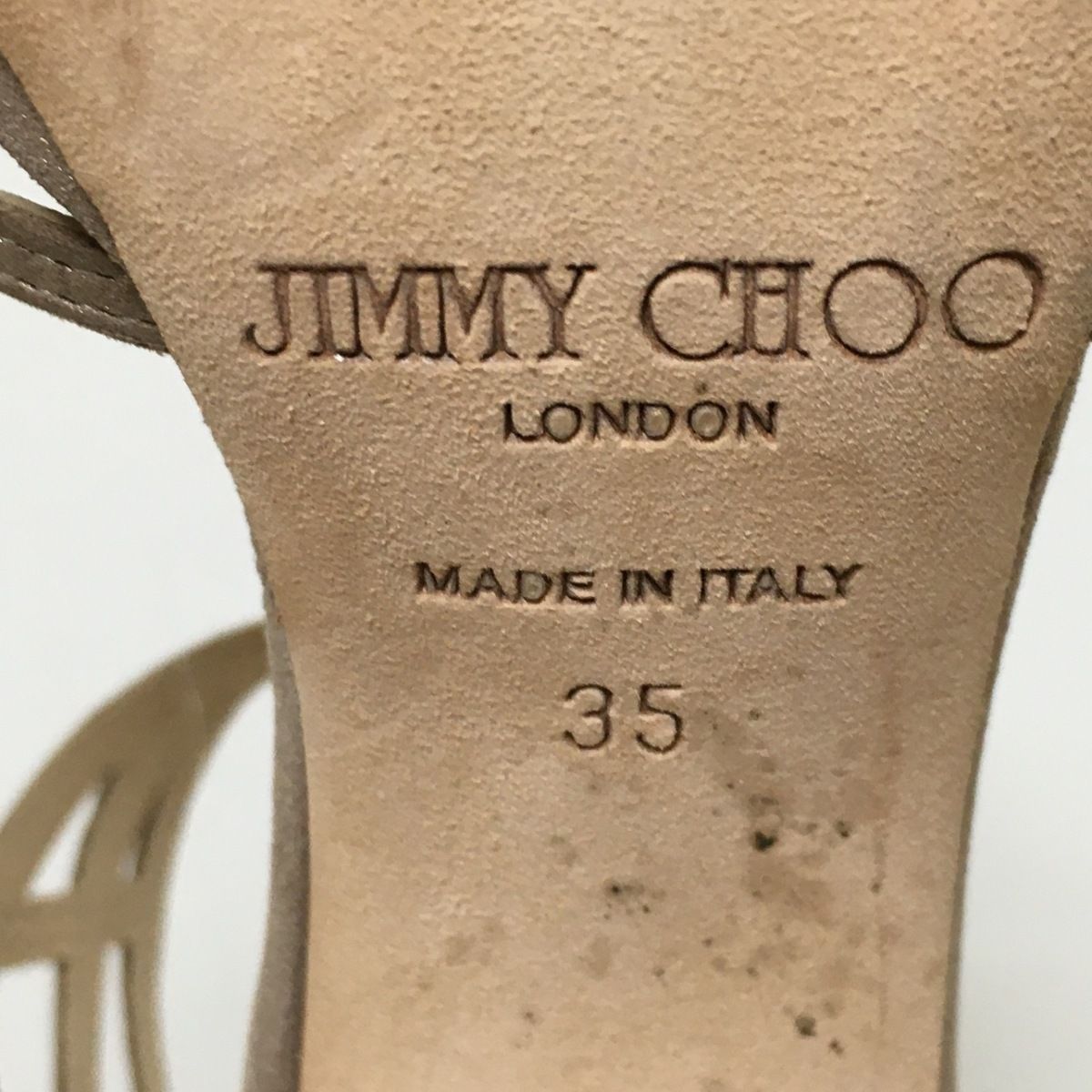 JIMMY CHOO(ジミーチュウ) パンプス 35 レディース - ベージュ ライン