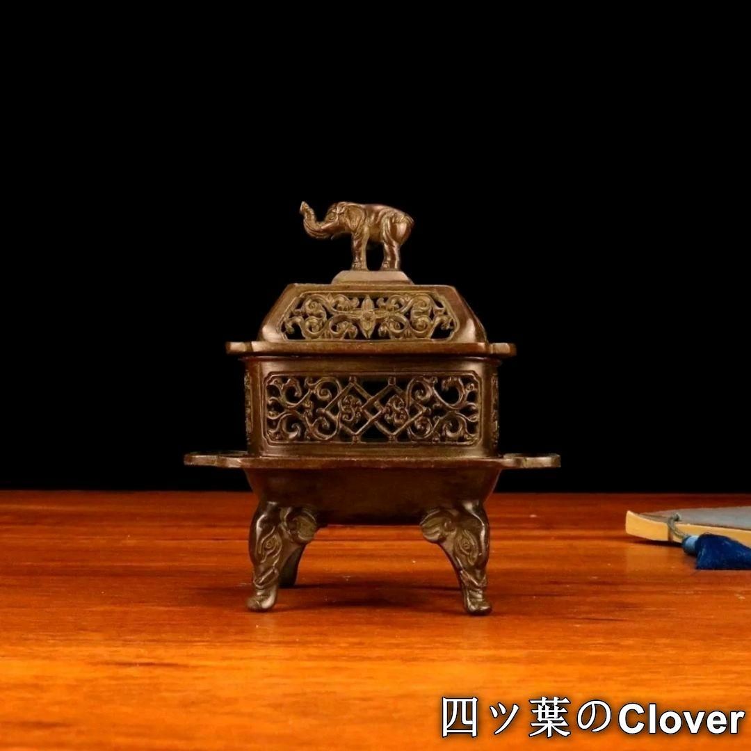 銅器 象蓋三層炉 香炉 祥雲彫花 仏堂香炉 装飾品 工芸品 置物 銅器 象蓋三層炉 香炉 祥雲彫花 仏堂香炉 装飾品 工芸品 置物 - メルカリ