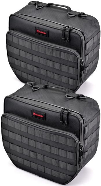 ヘンリービギンズ Henly Begins デイトナ バイク用 サイドバッグ 18L 18L ステー不要 補強フレーム 振り分けサイドバッグ DHS-43 40707 ブラック