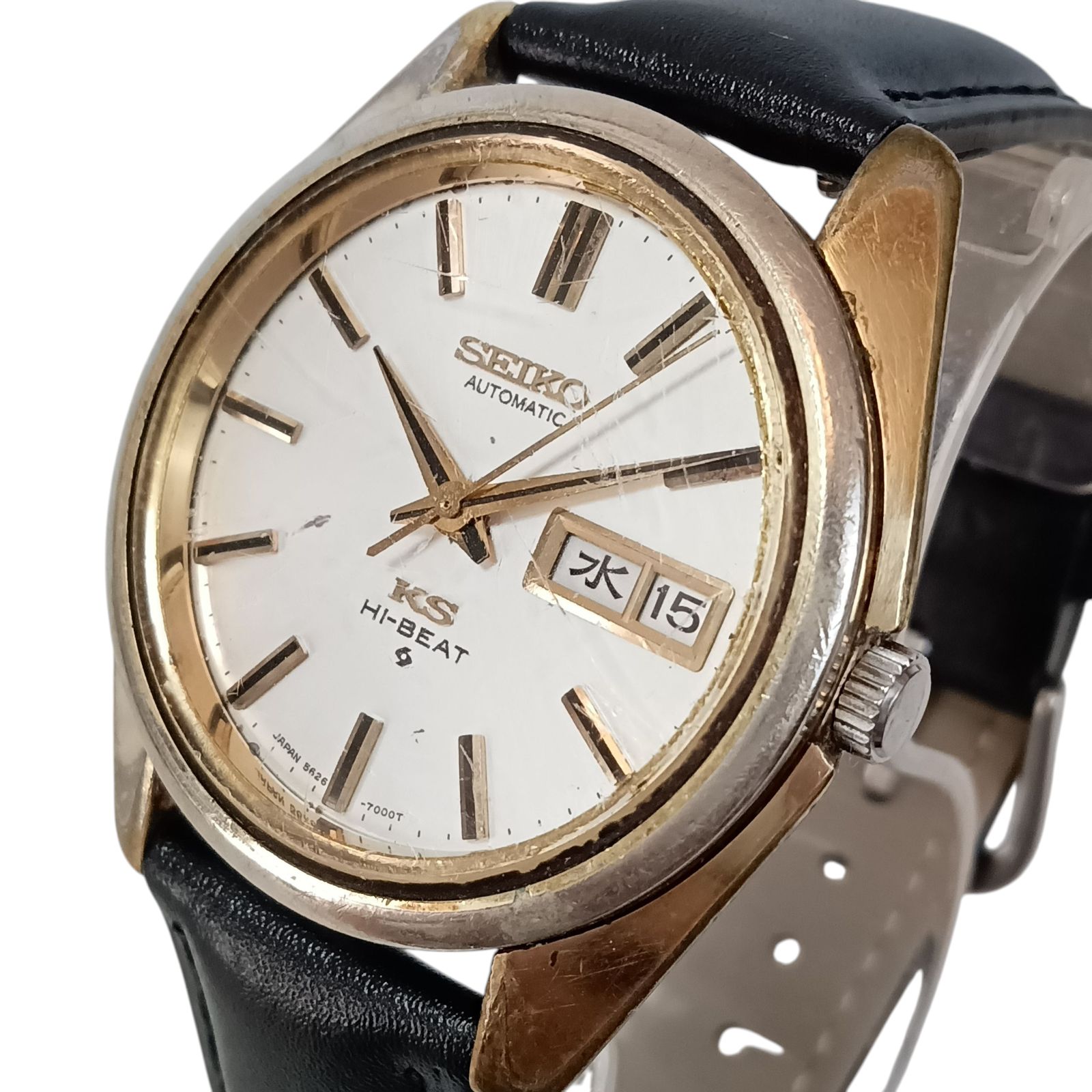 稼働 良品】819-1 KING SEIKO キングセイコー KS HI-BEAT 5626-7000 