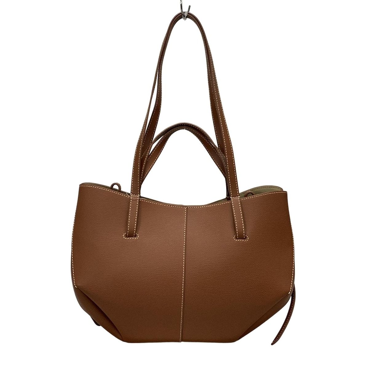 COACH ショルダーバッグ オールレザー 茶色 美品】レザーショルダー