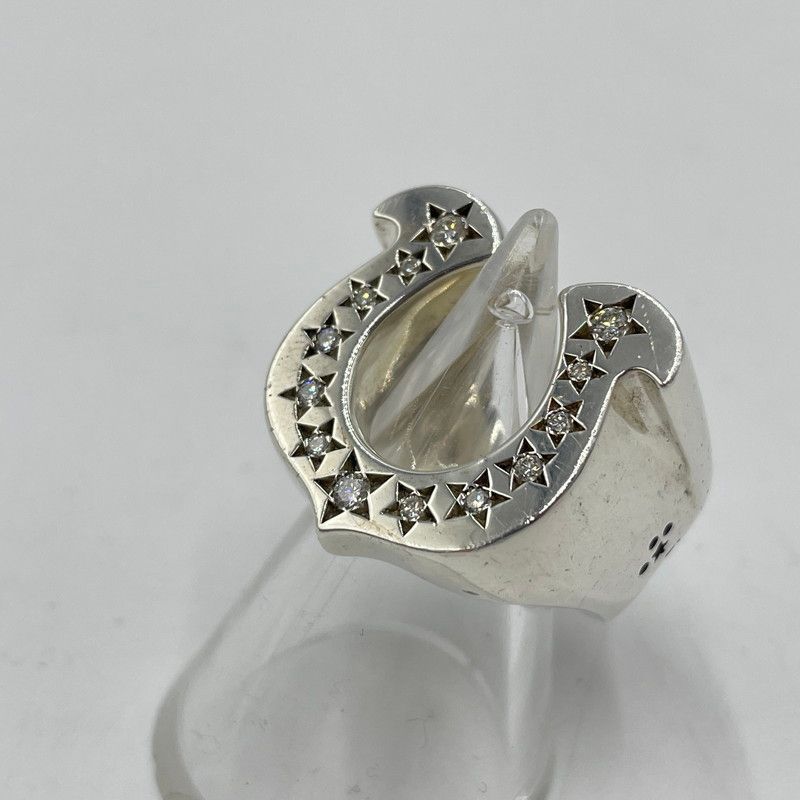 TENDERLOIN ホースシューリング シルバー×ストーン 13 テンダーロイン