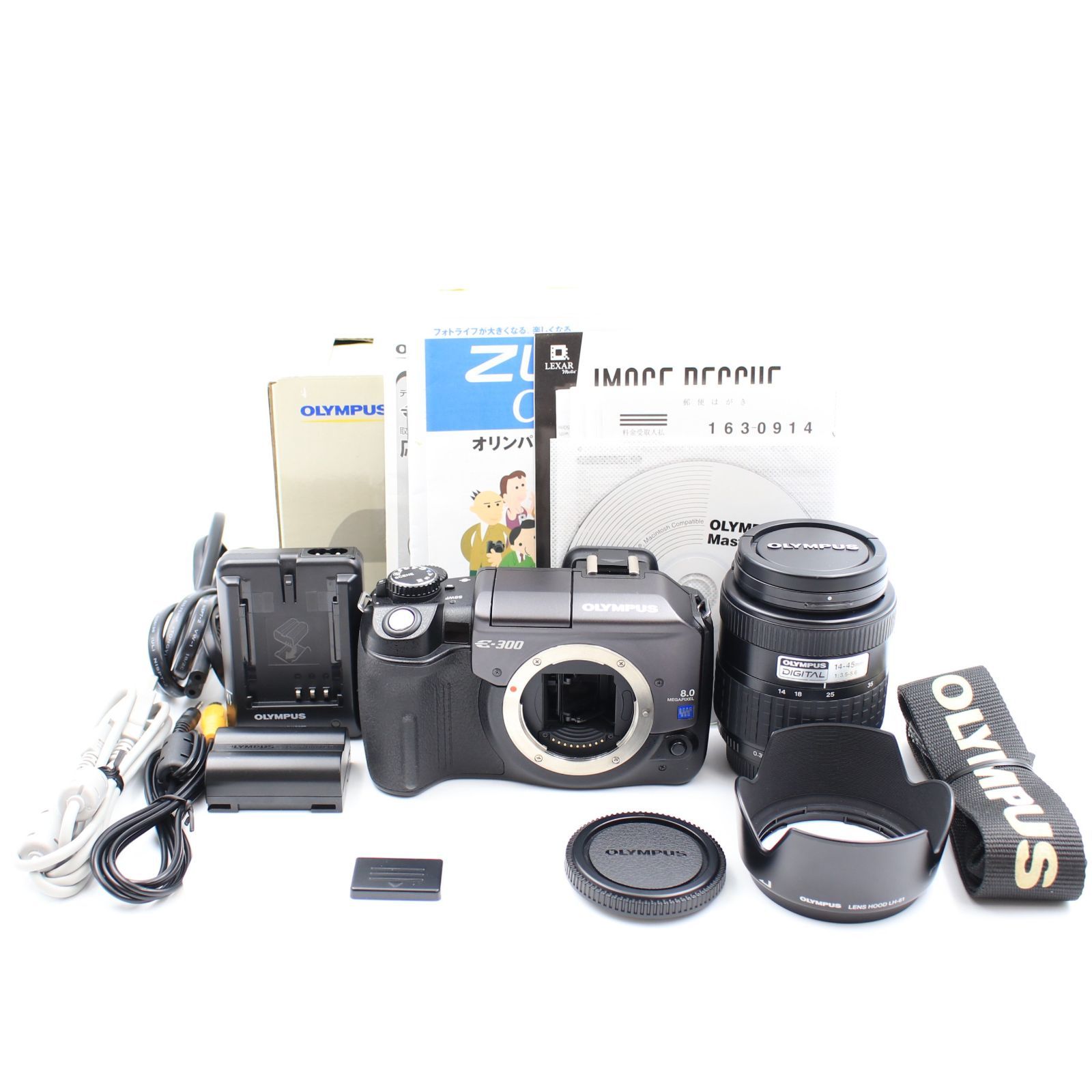 シャッター数3995枚 上品 OLYMPUS E-300 レンズセット デジタル一眼レフカメラ オリンパス