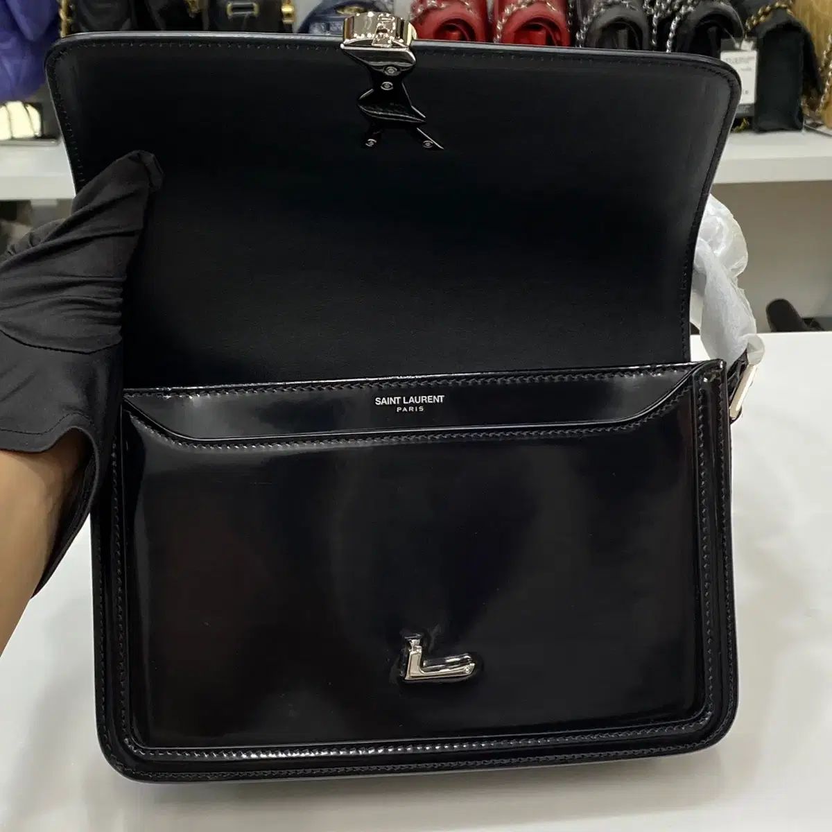 【SAINT LAURENT】 ソルフェリーノ ミディアム サッチェル Saint Laurent(サンローラン) ソルフェリーノ ミディアム
