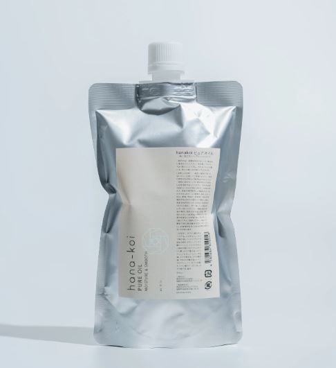 詰め替え【 hanakoi 300ml 】洗い流さないトリートメント 金木犀の香り アウトバス ヘアオイル ピュアオイル トリートメントオイル 髪の乾燥 ダメージケア パサつき 保湿 アイロン フレグラン