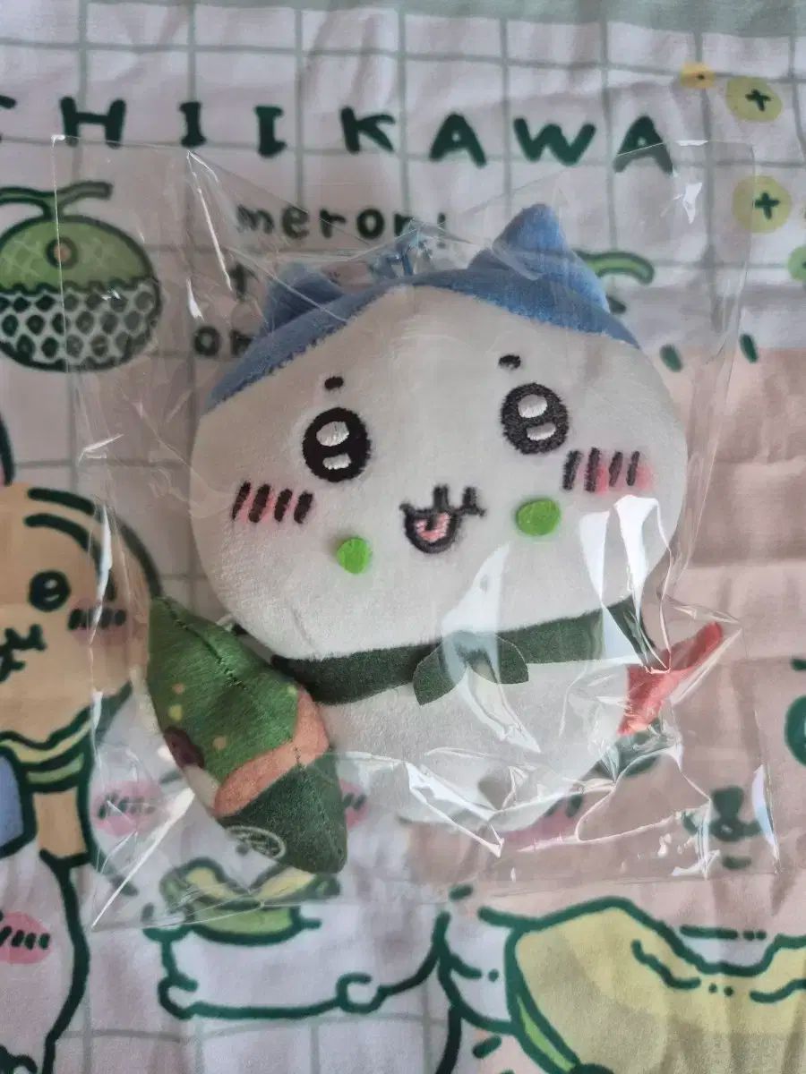 【雷市場（ポンジャン）商品韓国直送】 ちいかわ ハチワレ 未開封 抹茶 京都 マスコット 人形