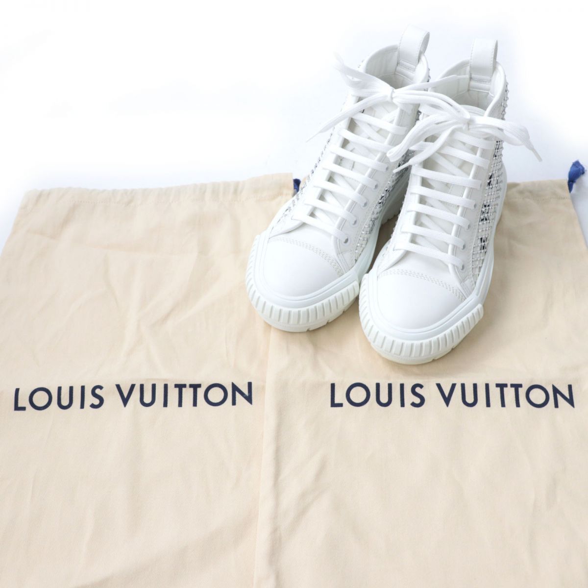 極美品☆LOUIS VUITTON ルイヴィトン LVスクァッド・ライン モノグラム