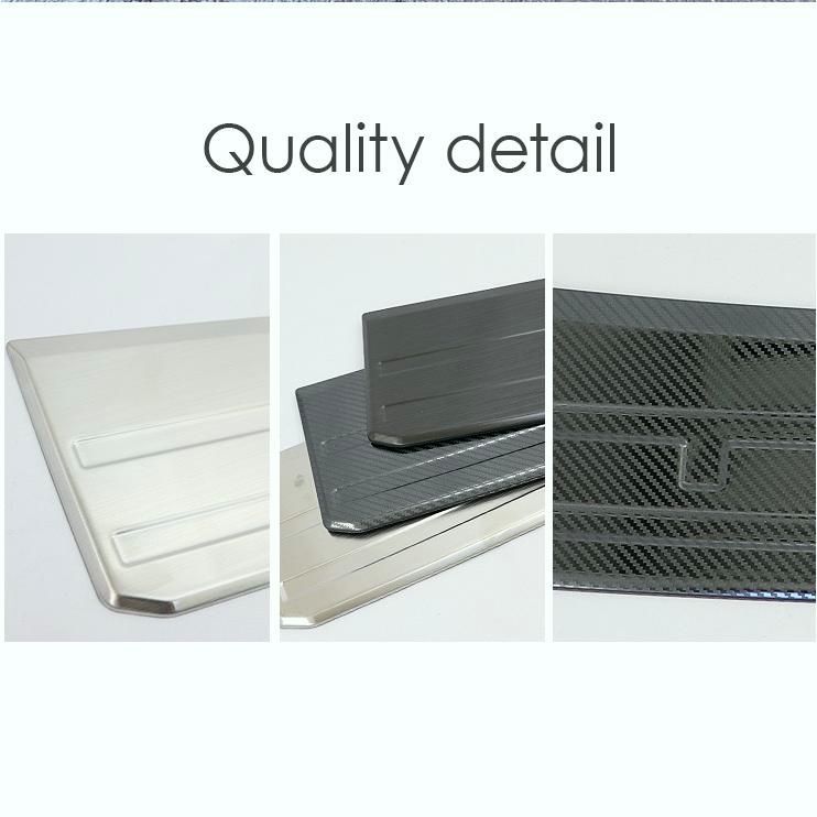 ランドクルーザー 250 バンパーステップガード ラゲッジガード リアステップ ガーニッシュ ステンレス素材 カー用品 ドレスアップ カスタム 外装パーツ BRIGHTFACE_UK