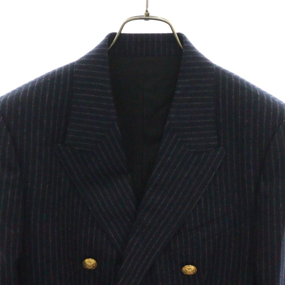 CELINE ダークレッド ダブルブレストコート 38 ジャケット レディース