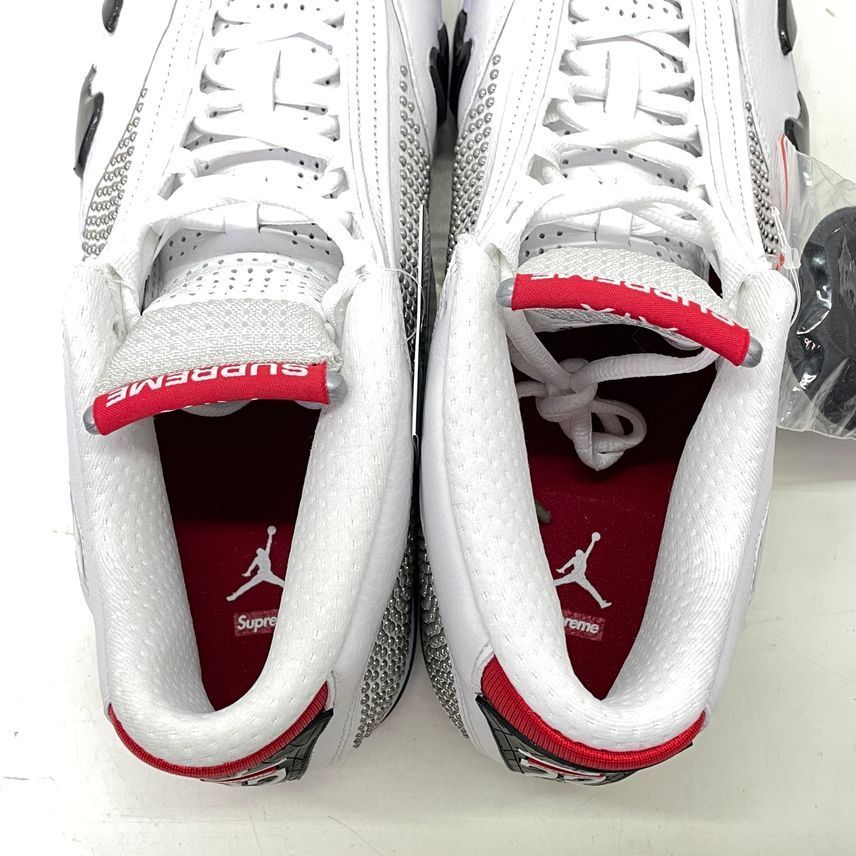01m1599 NIKE×Supreme Air Jordan14 Retro White/University Red 