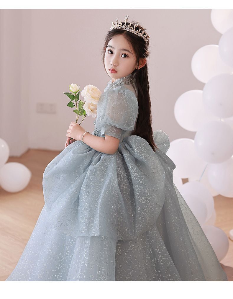 発表会ドレスフォーマルドレスフォーマル子供キッズロングドレス女の子秋冬ロングドレスピアノ女の子ワンピースパーディー