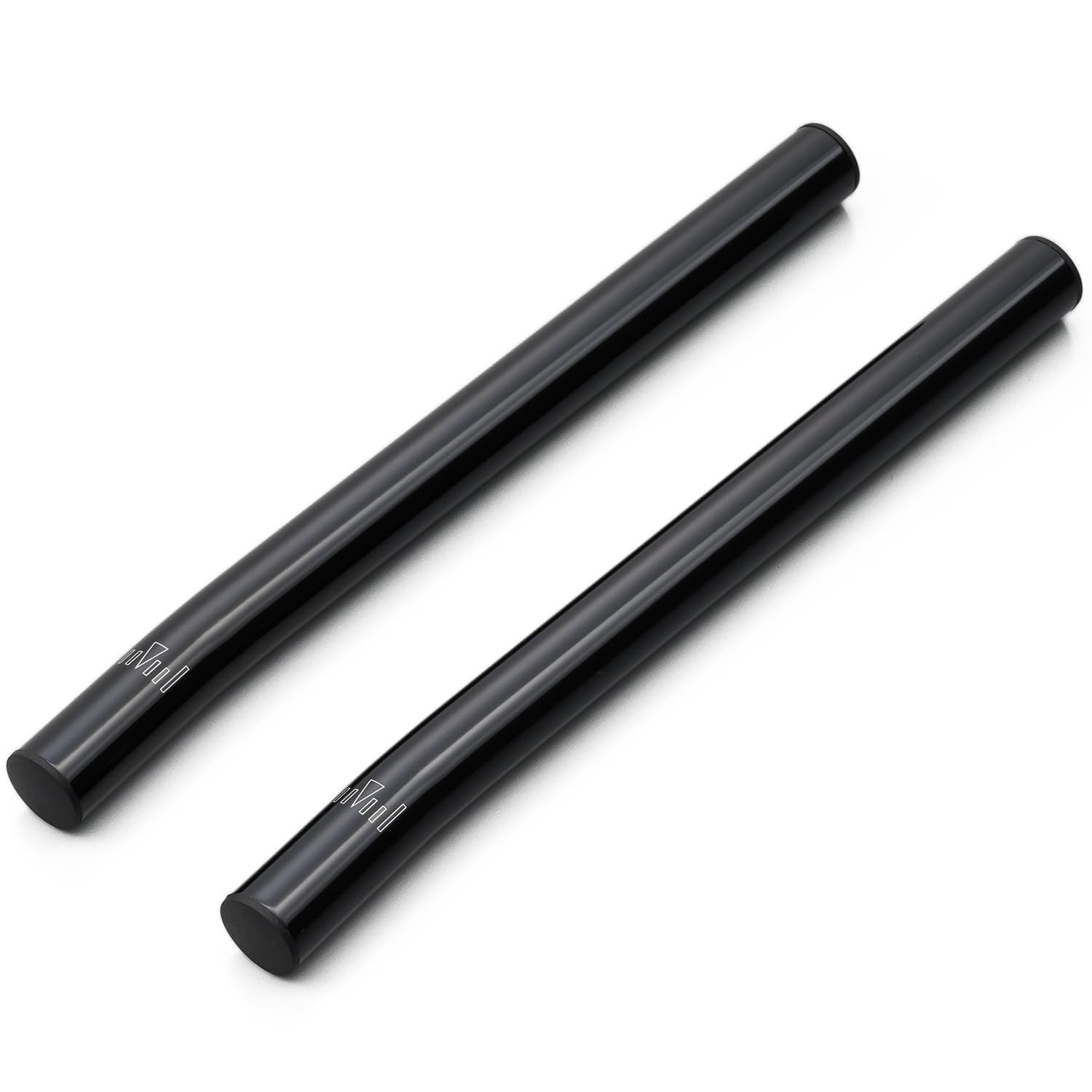 【人気商品】アングルバー2本セット ハンドル径 セパレートハンドル用 φ22.2mm 削り出し ブラック デイトナ(Daytona) 69466