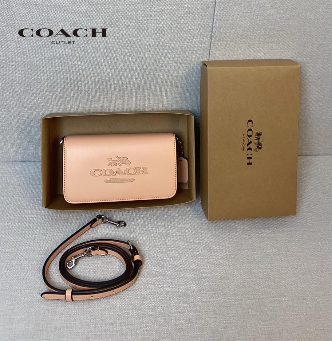 COACH コーチ Andrea カメラバッグトニー クロスボディ ショルダーバッグレディース新作アウトレット品ピンクCT778