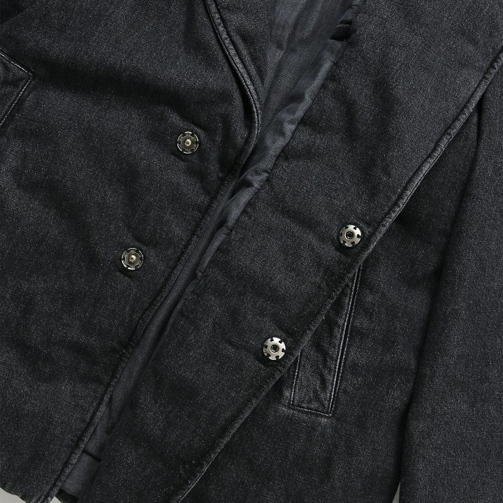 新品・未使用 ディーゼル DIESEL [Sサイズ相当] ブラックデニムパッ