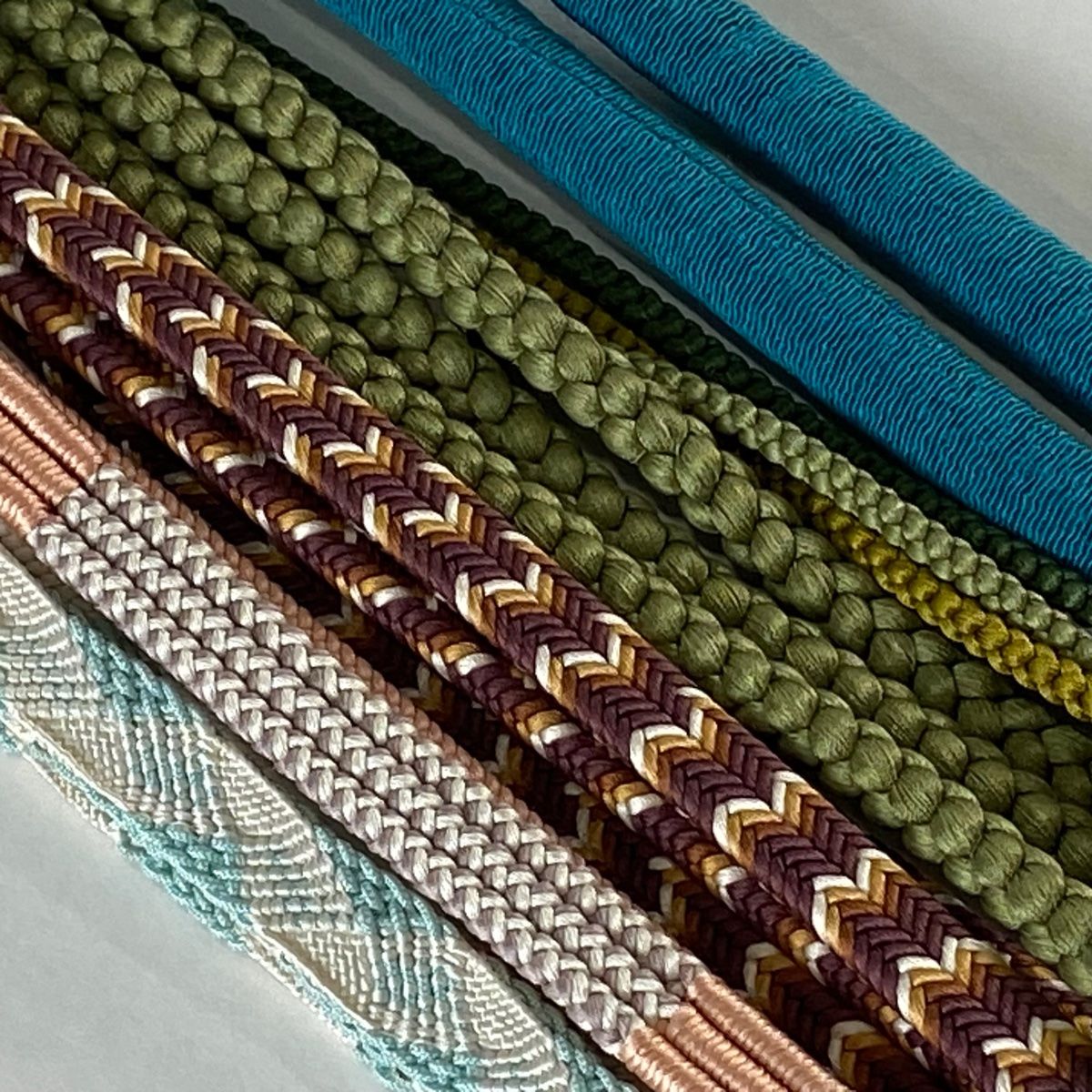 帯締め 優品 帯締め5本セット クリーム 正絹 和装小物