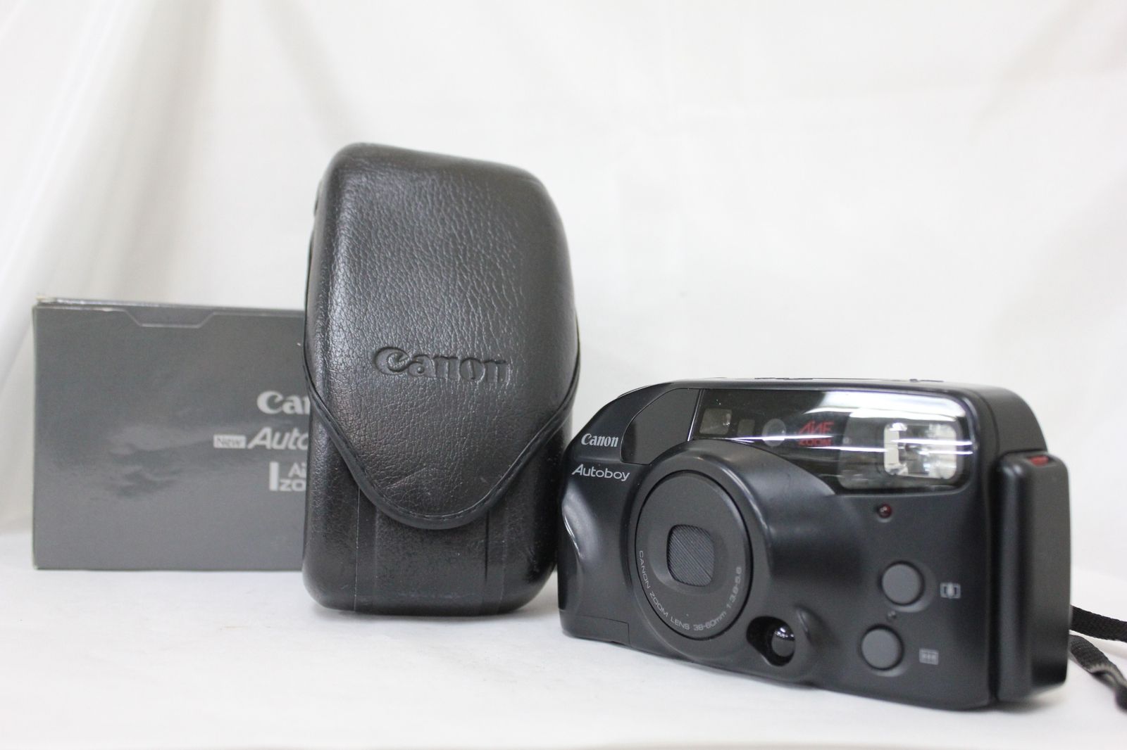 返品保証 元 き キャノン Canon Autoboy 38-60mm F3.8-5.6 ソフトケース付き コンパクトカメラ e1670