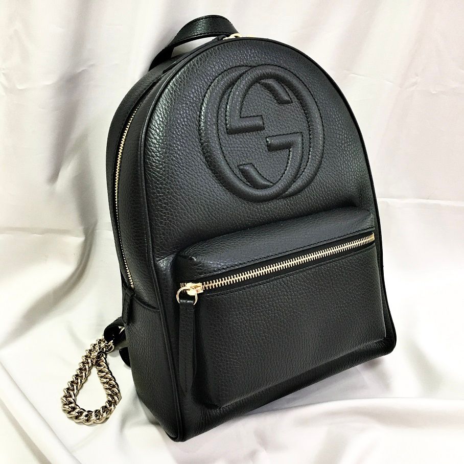 GUCCI グッチ ソーホーチェーンショルダーリュック レザー 536192