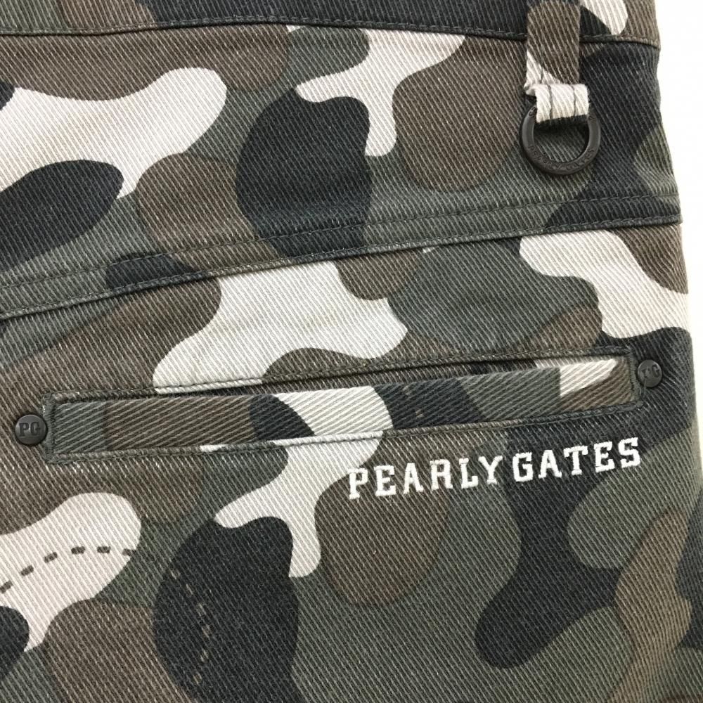 パーリーゲイツ パンツ カーキ×黒 カモフラ 迷彩 ストレッチ メンズ 4