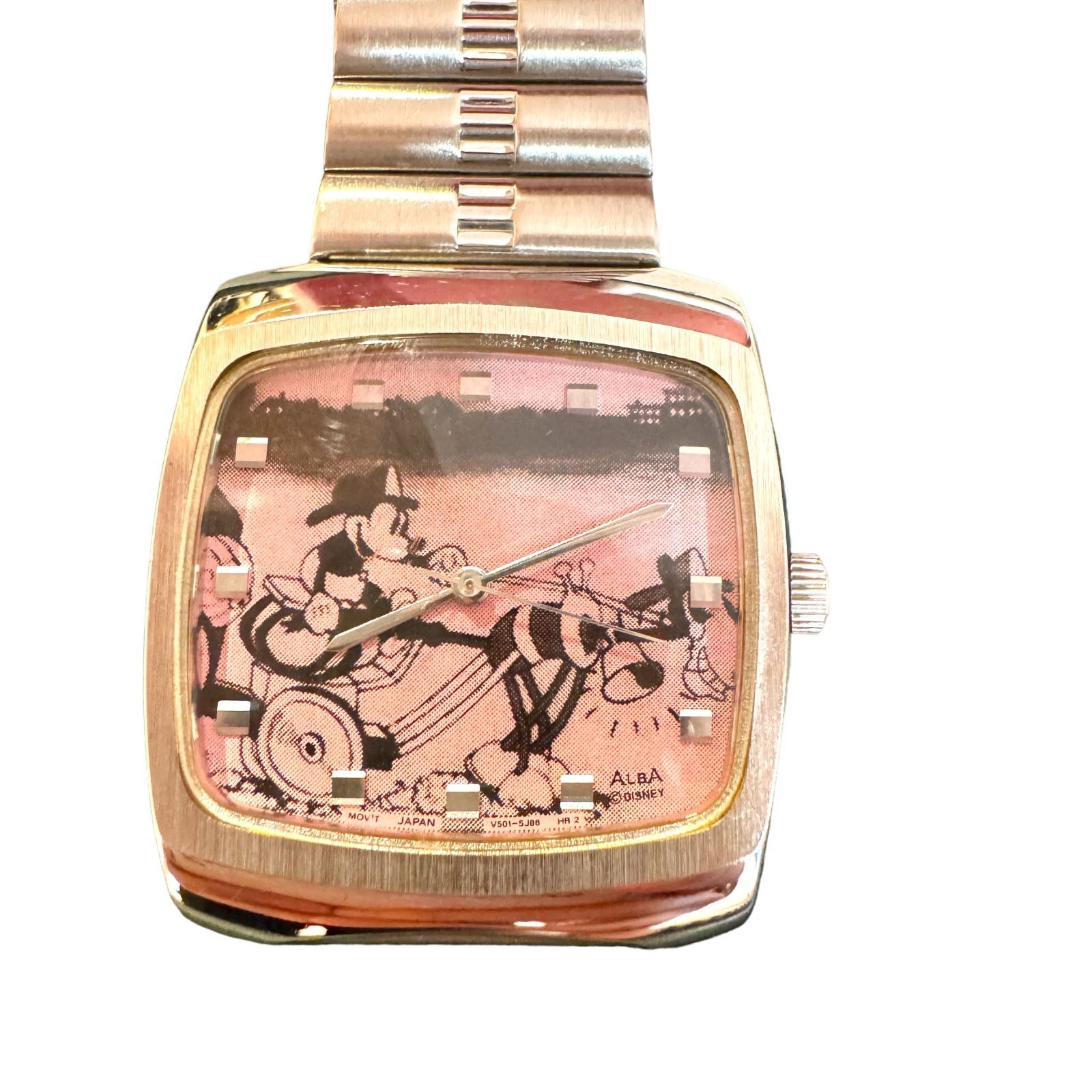 SEIKO ALBA アルバ ミッキーの消防夫 1930本限定 稼働品 クォーツ