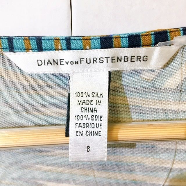 美品】DIANE von FURSTENBERG ダイアンフォンファステンバーグ シルク