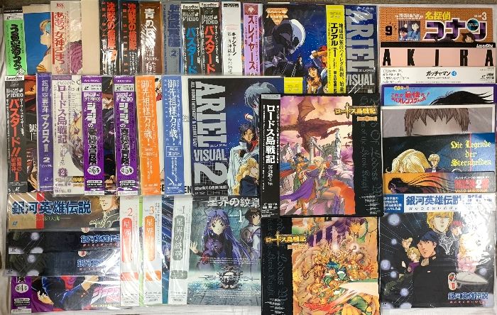 50 LD アニメ 35点以上のアニメまとめセット ジョジョの奇妙な冒険 ロードス島戦記 AKIRA レーザーディスク 35点以上