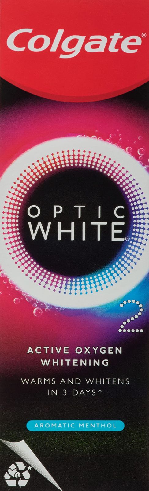 【残りわずか】White Optic Colgate O2 オキシゲン アクティブ whitening オワイト コルゲートオプティック ...