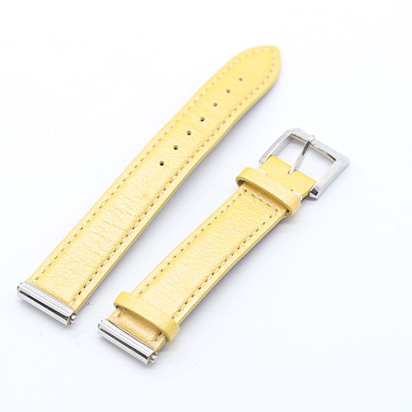 ミッシェルエルブラン　ベルト 良品 ミッシェル・エルブラン 純正ベルト イエロー レザー 15mm